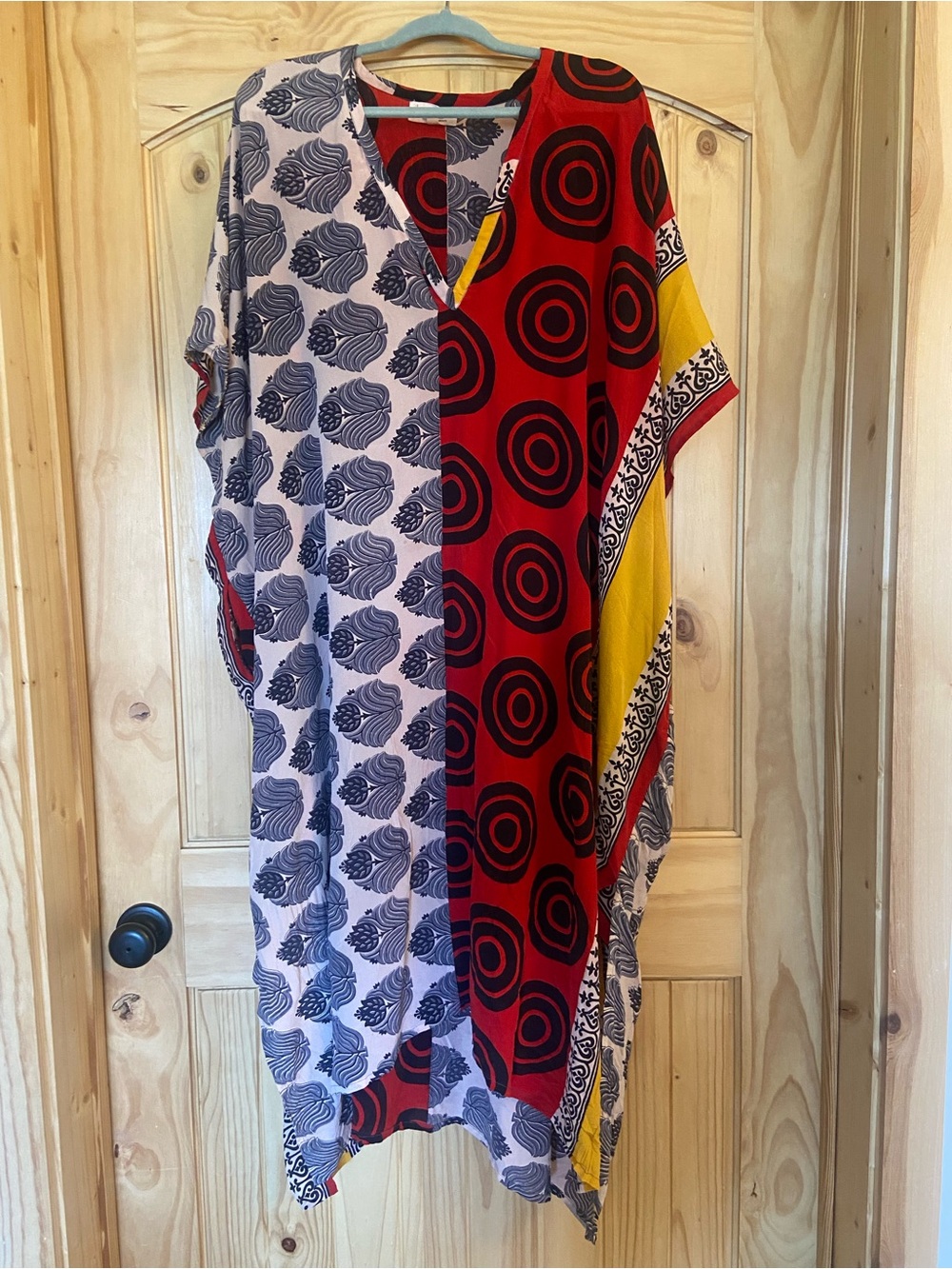 Kantha Bae Crepe Silk Maxi Muu One Size